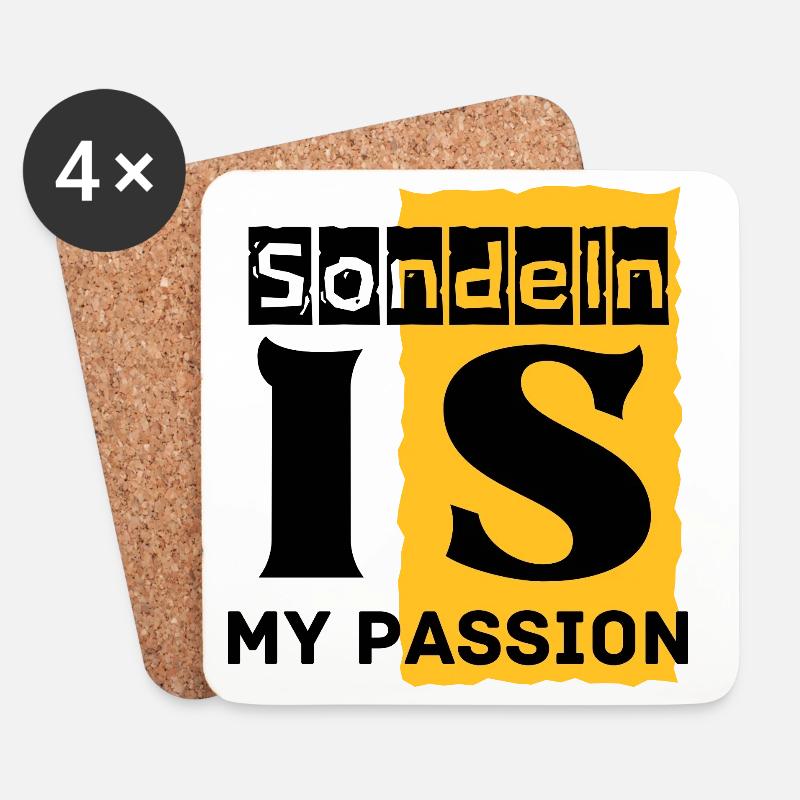 Sondeln_is_my_passion - Dessous de verre (lot de 4) - blanc
