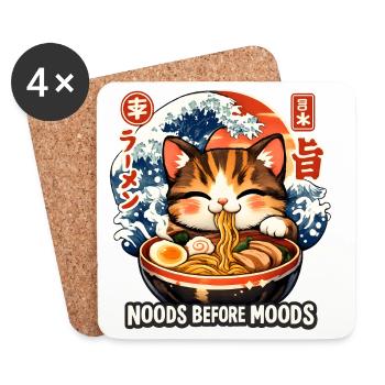 Ramen Noods - Untersetzer (4er-Set) - Weiß - Vorne