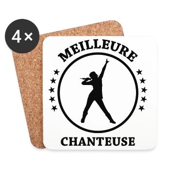 Best Female Vocalist – Outstanding Voice Talent - Coasters (set of 4) - white - Front