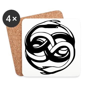Sandworm Auryn - Coasters (set of 4) - white - Front