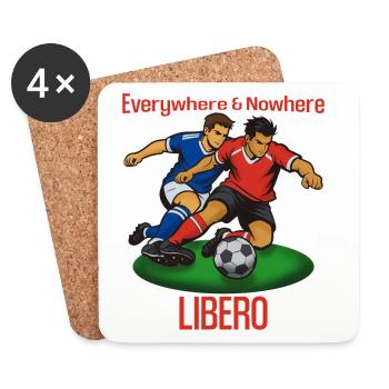 Ball Duel Libero: Everywhere & Nowhere - Coasters (set of 4) - white - Front