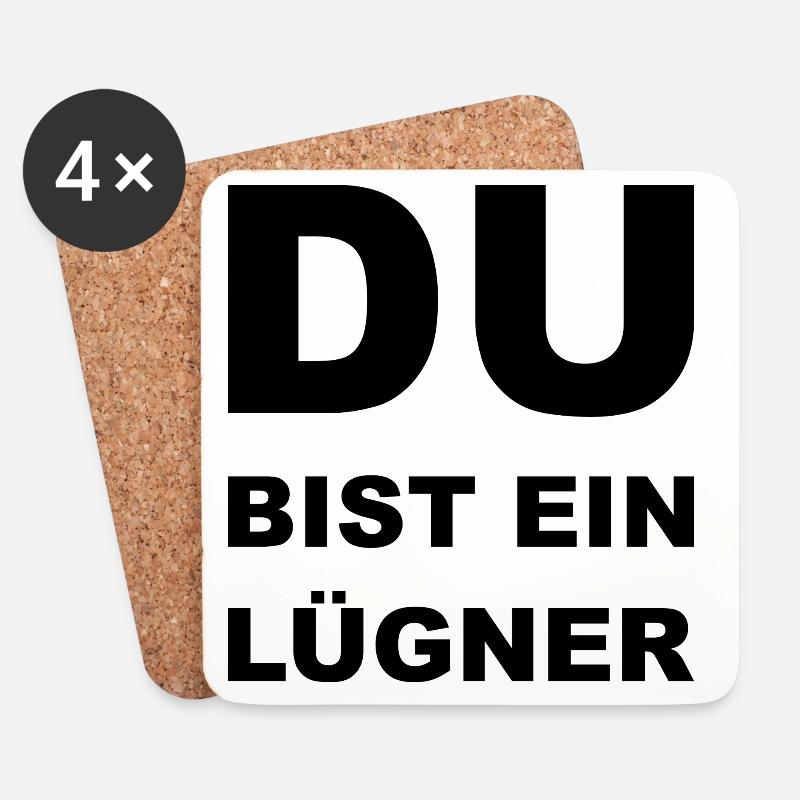 Lugner - Coasters (set of 4) - white