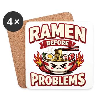 Professioneller Nudel Liebhaber Japan Design - Untersetzer (4er-Set) - Weiß - Vorne