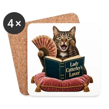 Lady Catterleys Geliebte - Untersetzer (4er-Set) - Weiß - Vorne