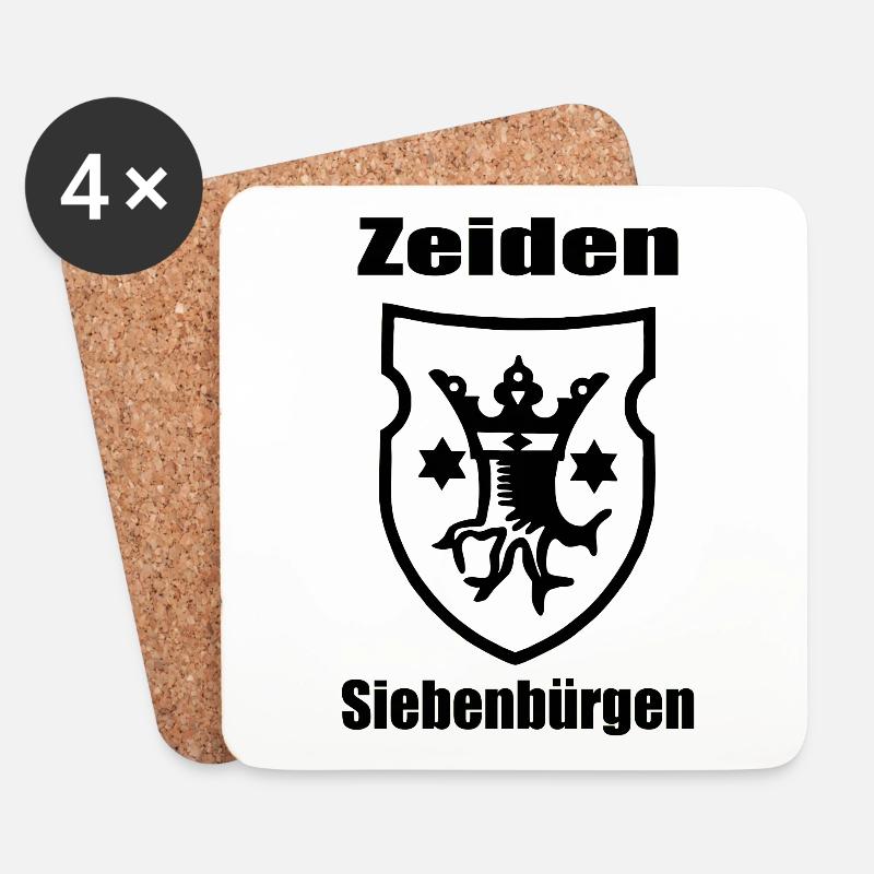 Zeiden in Siebenbürgen - Untersetzer (4er-Set) - Weiß