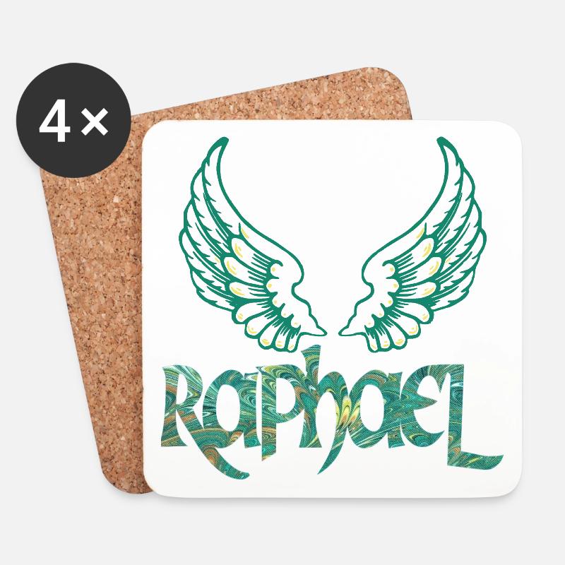 erzengel raphael e 71 - Untersetzer (4er-Set) - Weiß