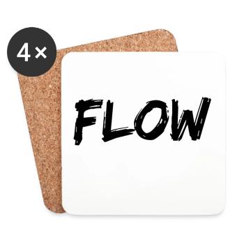 Flow - Untersetzer (4er-Set) - Weiß - Vorne