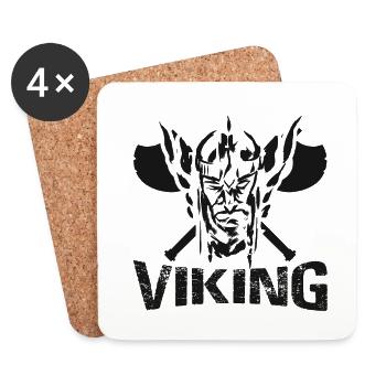 VIKING - Coasters (set of 4) - white - Front