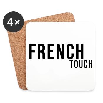 French touch - Coasters (set of 4) - white - Front