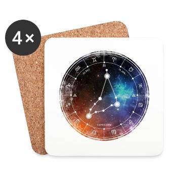 Capricorn - Coasters (set of 4) - white - Front