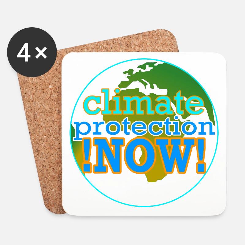 for the climate - Untersetzer (4er-Set) - Weiß