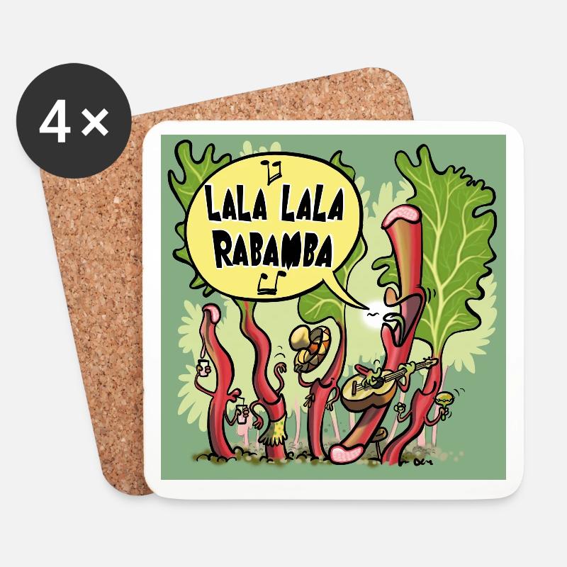 Bande de Rabamba - Dessous de verre (lot de 4) - blanc