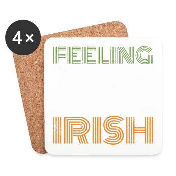 Feeling Irish Retro - Coasters (set of 4) - white - Front