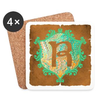 E 36 R - Coasters (set of 4) - white - Front