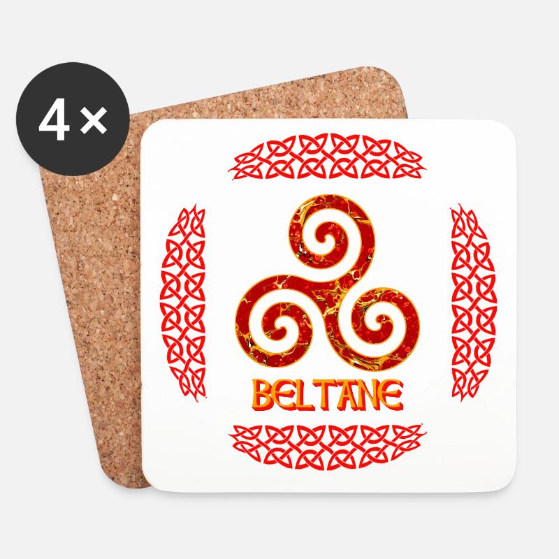 beltane e 232 - Untersetzer (4er-Set) - Weiß