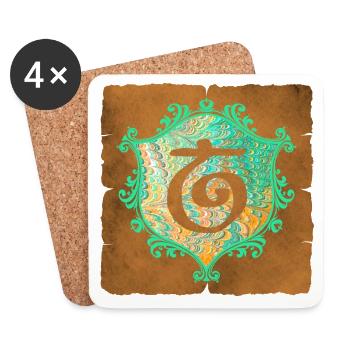 E 36 T - Coasters (set of 4) - white - Front