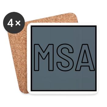 MSA - Coasters (set of 4) - white - Front