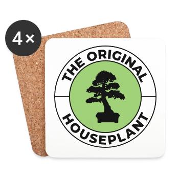 Japanese Bonsai Gardener Tree Collector Gardening - Coasters (set of 4) - white - Front