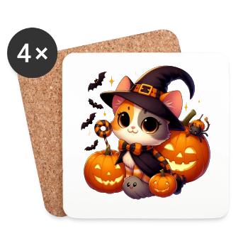 chhalloween2 - Untersetzer (4er-Set) - Weiß - Vorne