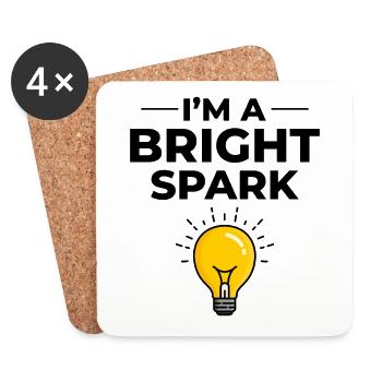 Electrician Humor Electrical Technician Engineer - Coasters (set of 4) - white - Front