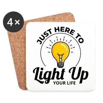 Electrician Humor Electrical Technician Engineer - Coasters (set of 4) - white - Front