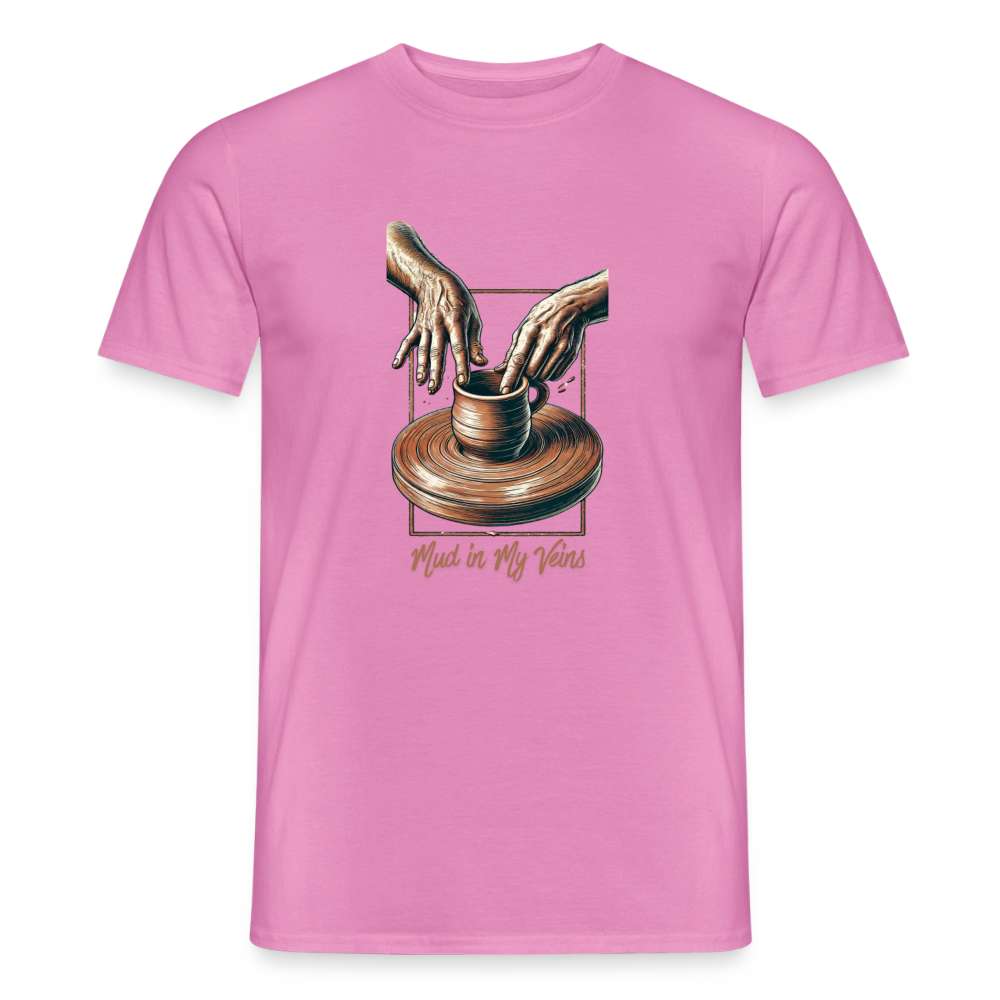 Mud In My Veins · T-shirt — pink — front