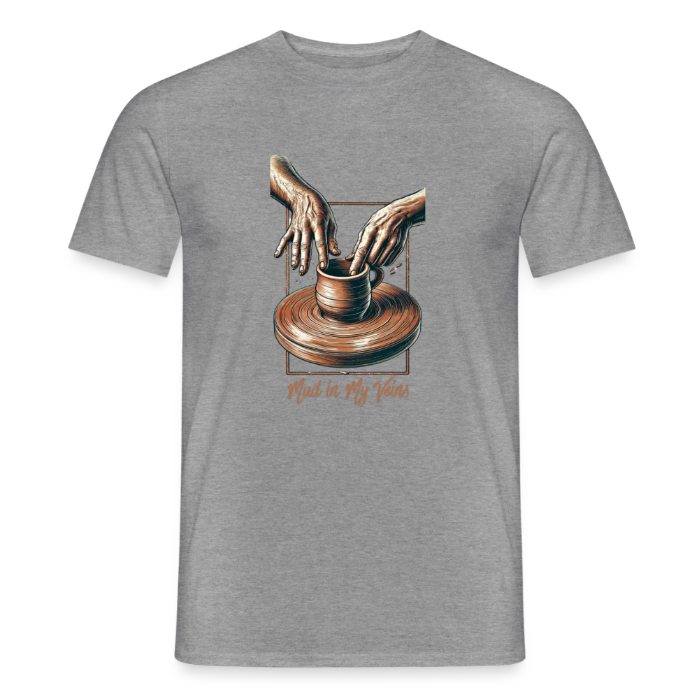 Mud In My Veins · T-shirt — graphite heather — front