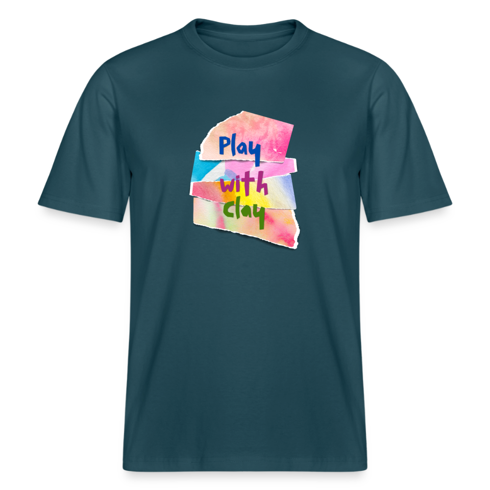 Play With Clay · Organic T-shirt — stargazer — front
