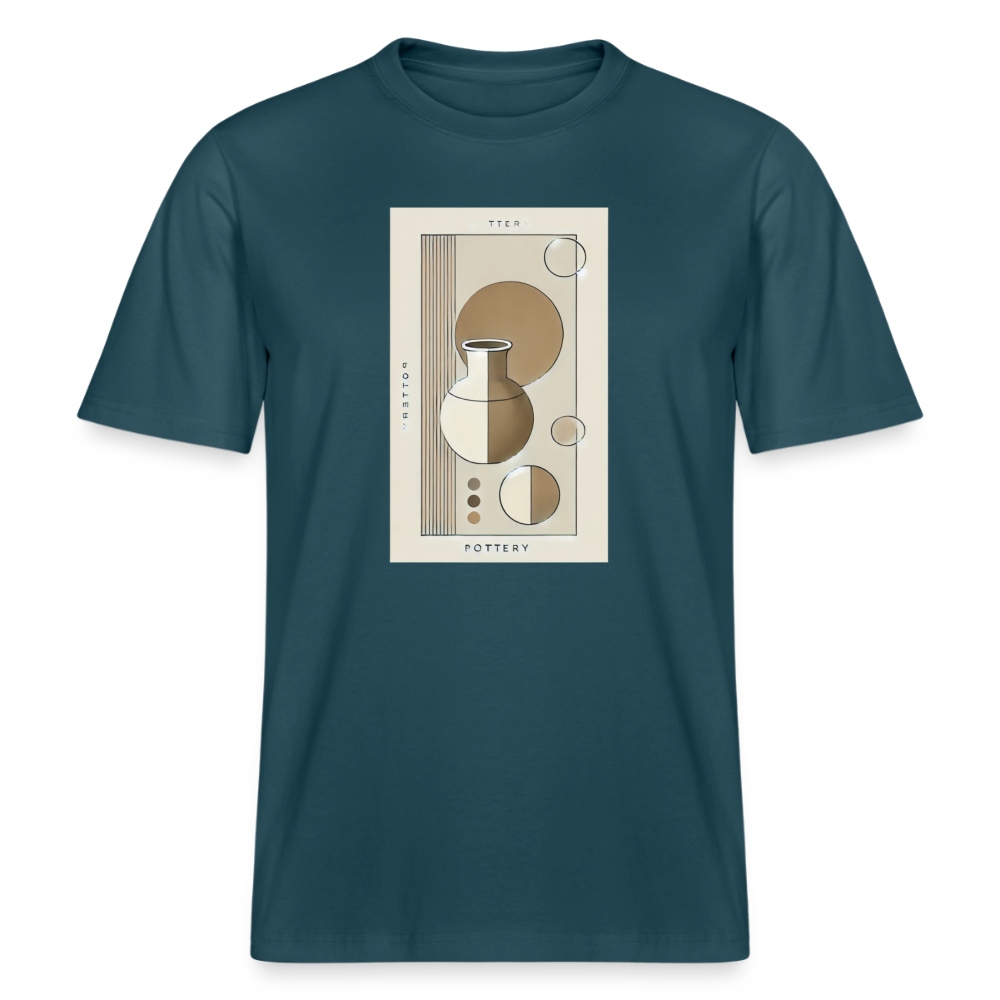 Pottery (geometric #2) · Organic T-shirt — stargazer — front