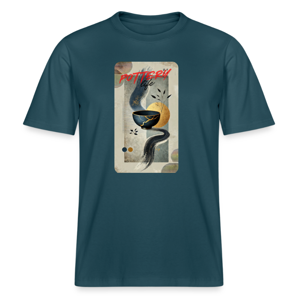 Pottery Life · Organic T-shirt — stargazer — front