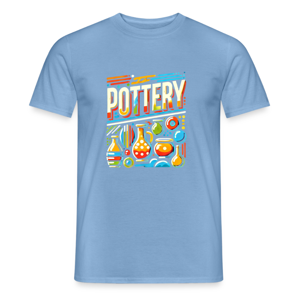 Pottery Pop Art · T-shirt — carolina blue — front