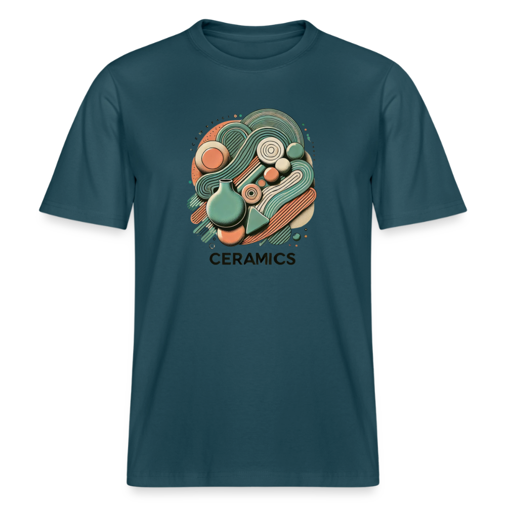 Ceramics (abstract Design) · Organic T-shirt — stargazer — front