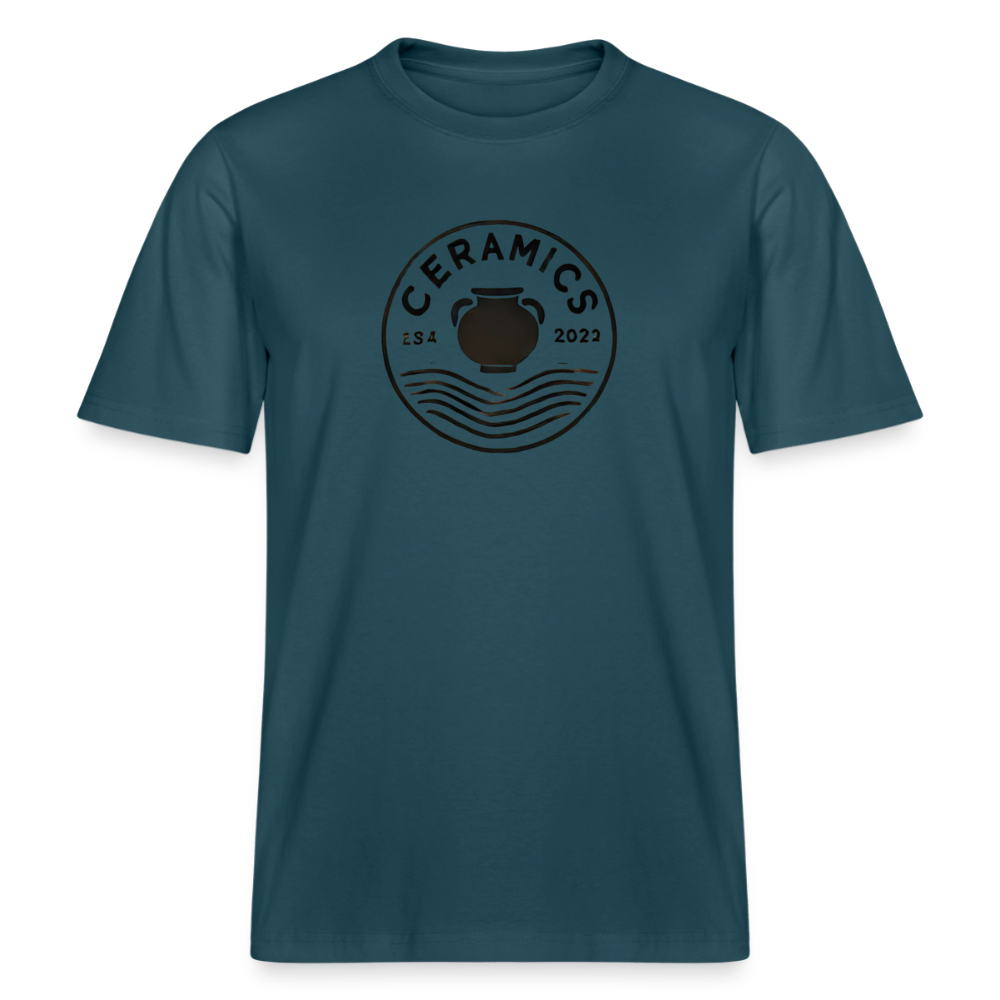 Ceramics (stamp Design) · Organic T-shirt — stargazer — front