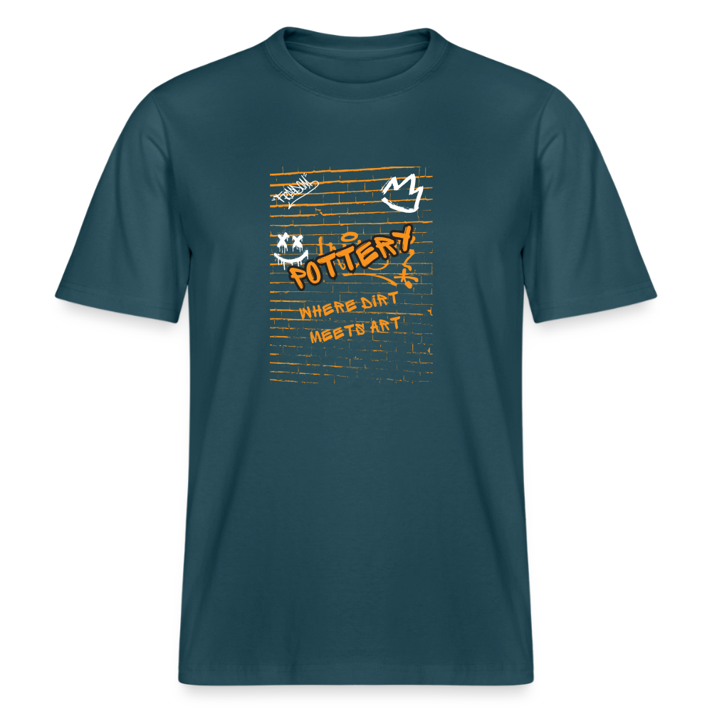 Pottery: Where Dirt Meets Art · Organic T-shirt — stargazer — front