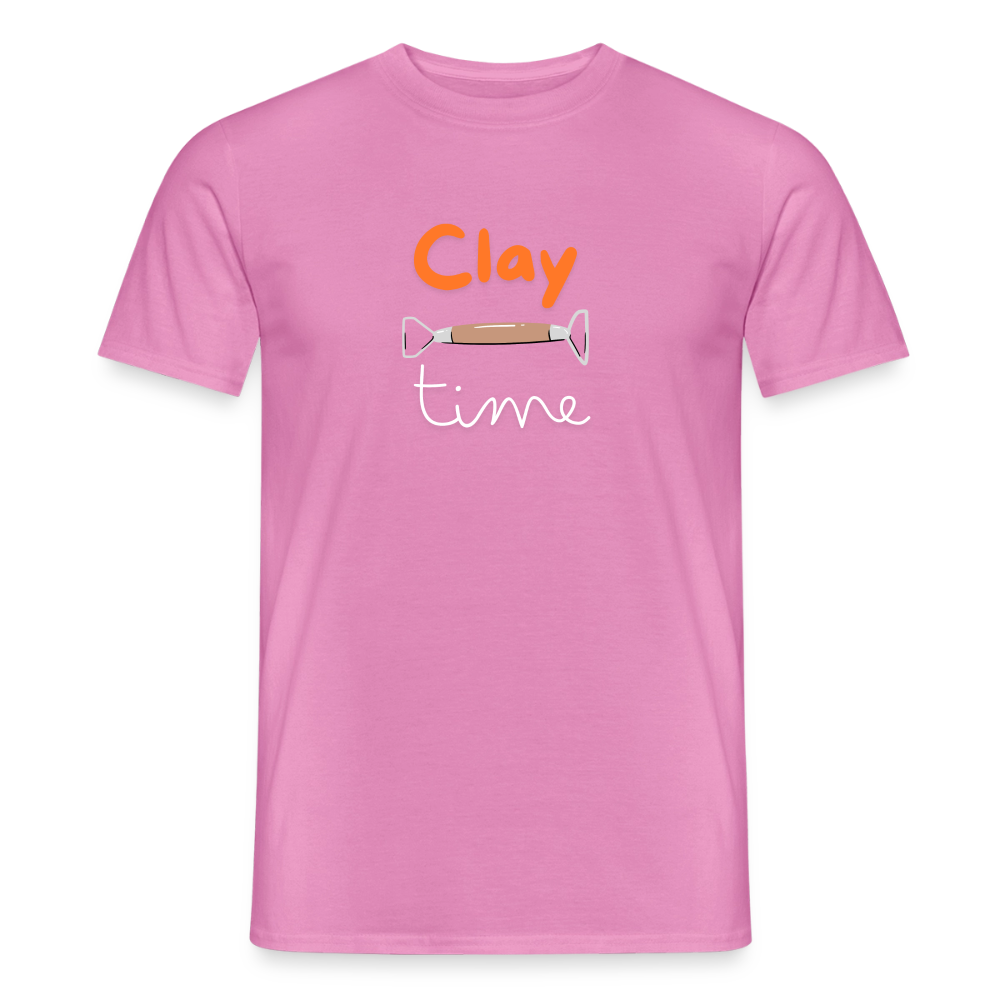 Clay Time · T-shirt — pink — front