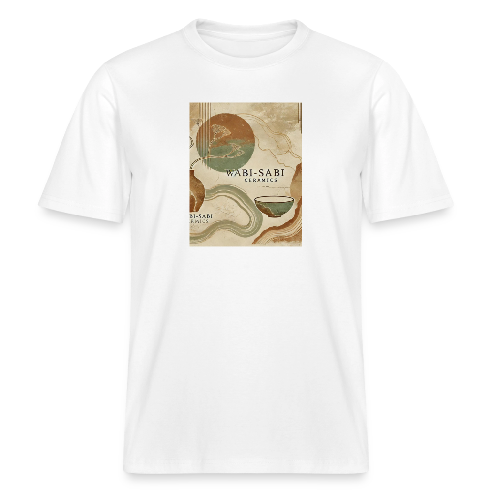 Wabi Sabi Ceramics · Organic T-shirt — white — front