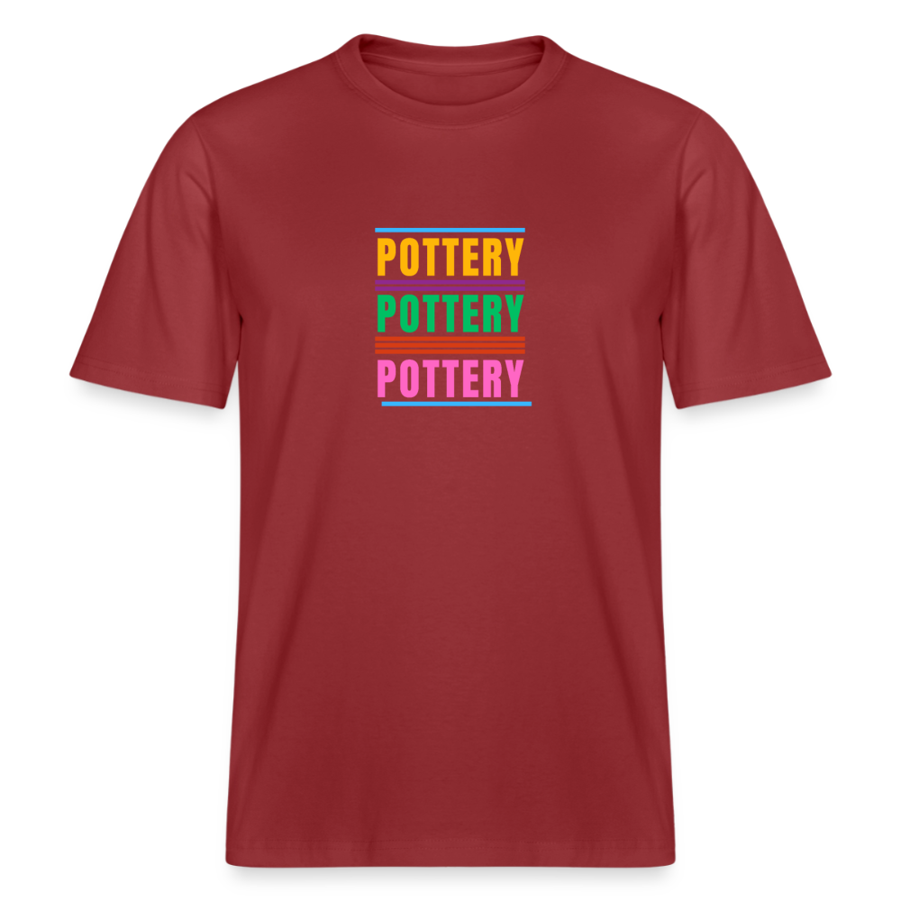 Pottery Pottery Pottery · Organic T-shirt — red earth — front