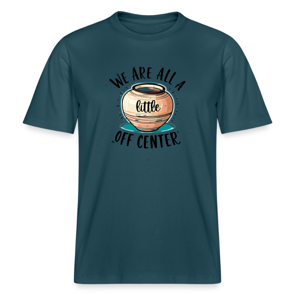 We Are All A Little Off Center · Organic T-shirt — stargazer — front