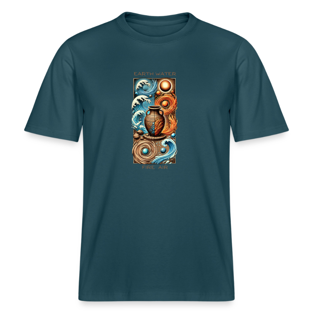 Earth, Water, Fire, Air · Organic T-shirt — stargazer — front