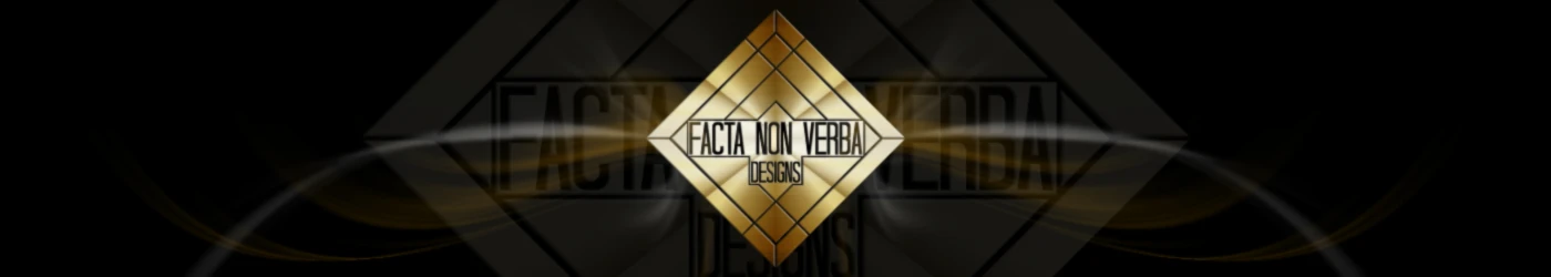 Bannière de Facta Non Verba Designs