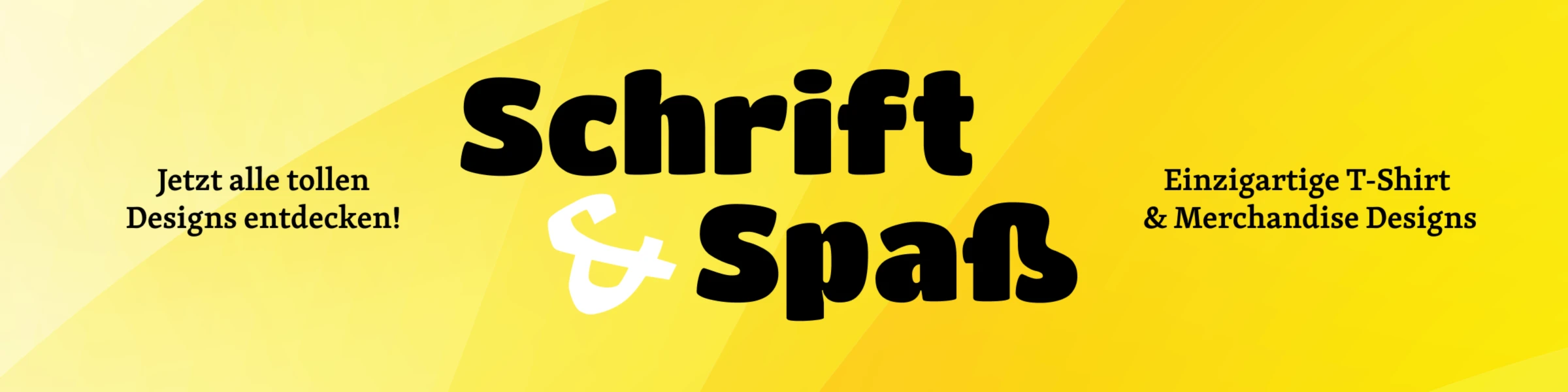 Bannerbild von Schrift und Spass
