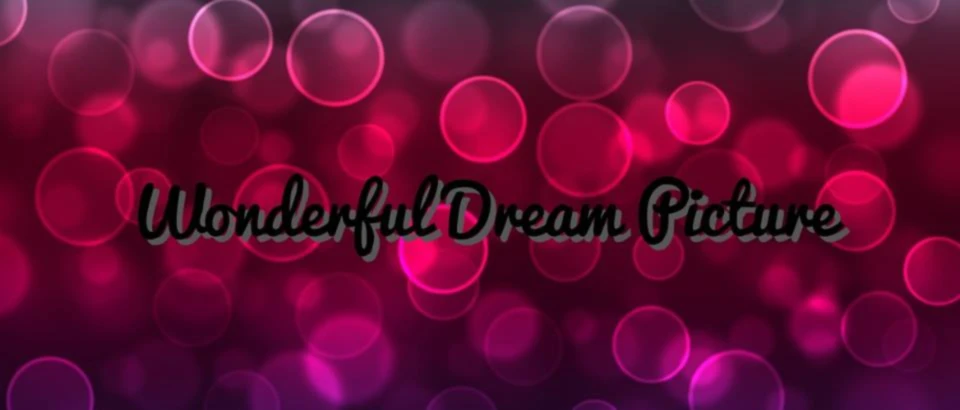 Banner image of Wonderful Dream Picture