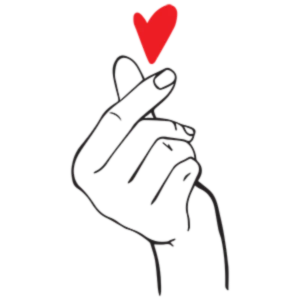 Banner image of K-POP finger heart