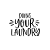 doing your laundry