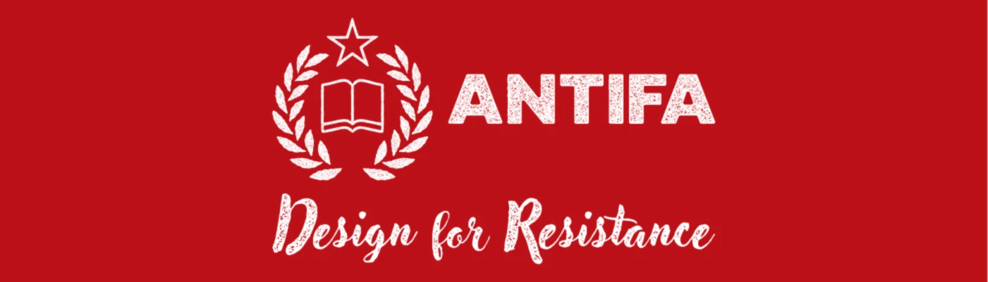 Bannière de Antifa - Design for Resistance