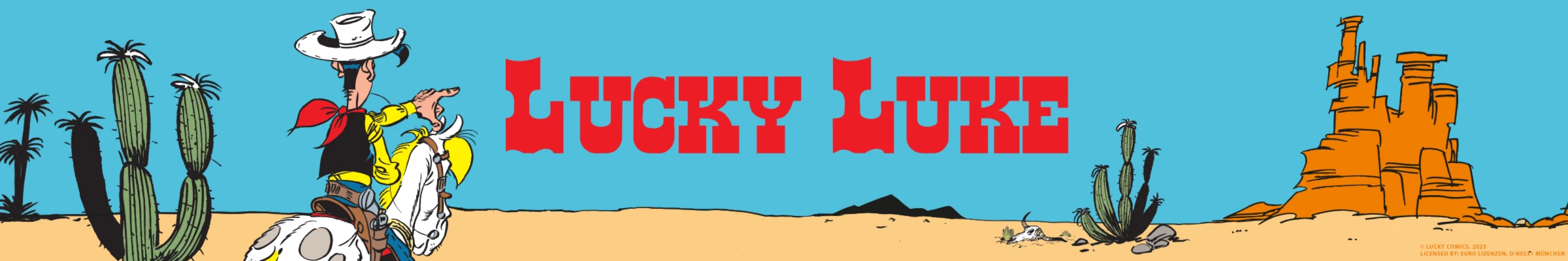 Bannerbild von Lucky Luke Comics