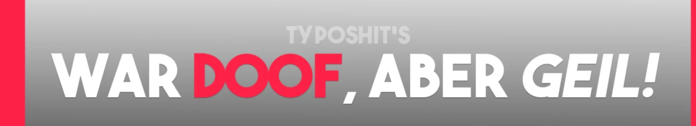 Bannière de TypoShits