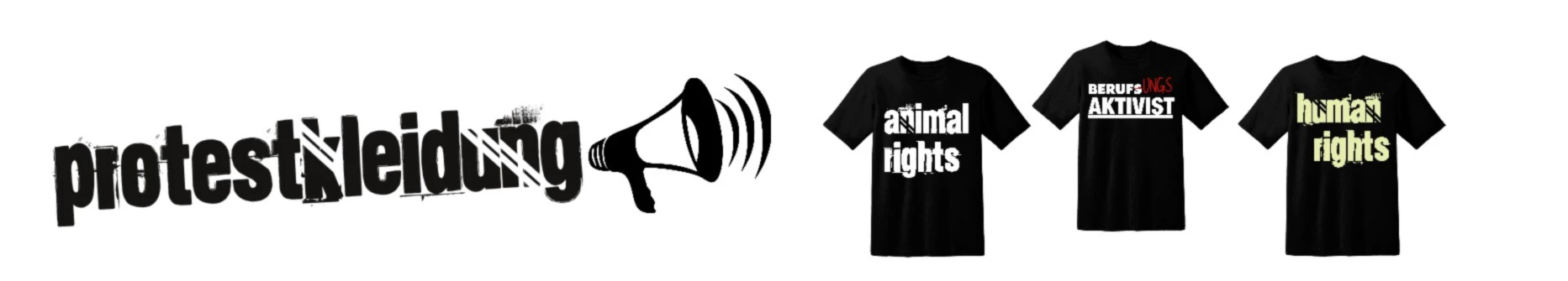 Bannerbild von Protestkleidung and more