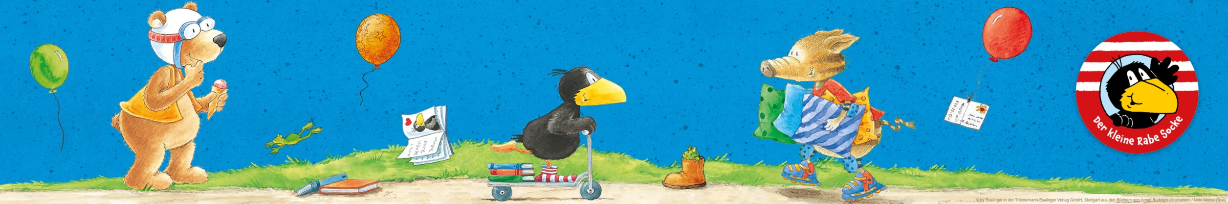 Bannerbild von Der kleine Rabe Socke