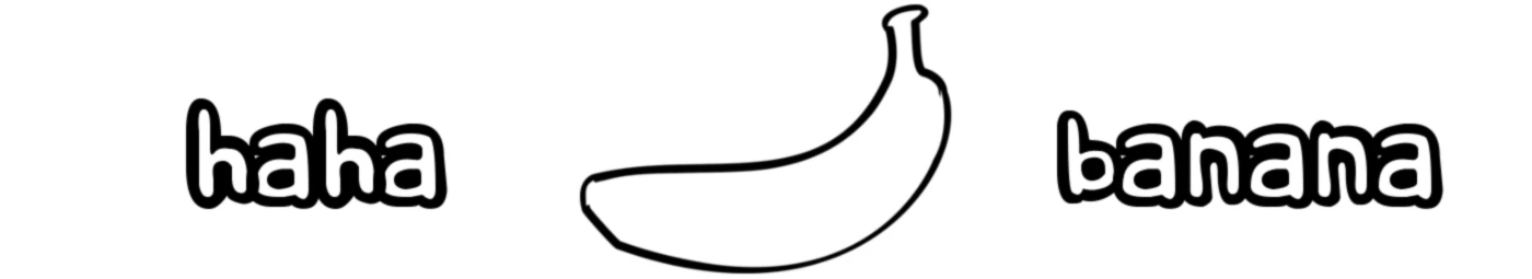 Bannière de Haha Banana